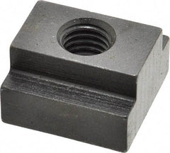 Gibraltar - 1/2-13 Blind Tapped T Slot Nut - 3/4" Slot Width, 1-1/4 x 15/32" Base Width x Height, 1-1/4 x 3/4" OAL x Height - Benchmark Tooling