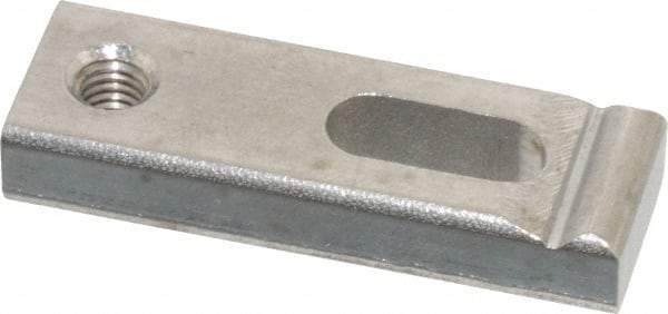 Gibraltar - 7/32" Stud, Stainless Steel, Strap Clamp - 5/16" Travel, 1-1/2" OAL x 1/2" Wide x 1/4" High, Radius Nose - Benchmark Tooling