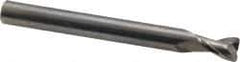 OSG - 1/4", 2 Flute, Single End, Solid Carbide, 0.03" Corner Radius End Mill - 2-1/2" OAL, 30° Helix, Right Hand Flute, 3/8" LOC, Right Hand Cut - Benchmark Tooling