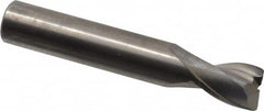 OSG - 1/2", 2 Flute, Single End, Solid Carbide, 0.03" Corner Radius End Mill - 3" OAL, 30° Helix, Right Hand Flute, 5/8" LOC, Right Hand Cut - Benchmark Tooling