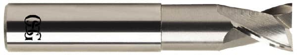 OSG - 1", 2 Flute, Single End, Solid Carbide, 0.09" Corner Radius End Mill - 5" OAL, 30° Helix, Right Hand Flute, 1" LOC, Right Hand Cut, 2-5/8" Extended Reach - Benchmark Tooling