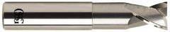 OSG - 1", 1" LOC, 1" Shank Diam, 5" OAL, 2 Flute, Solid Carbide Square End Mill - Benchmark Tooling