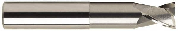 OSG - 1", 2 Flute, Single End, Solid Carbide, 0.12" Corner Radius End Mill - 6" OAL, 30° Helix, Right Hand Flute, 1" LOC, Right Hand Cut, 3-3/8" Extended Reach - Benchmark Tooling