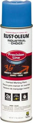 Rust-Oleum - 17 fl oz Blue Marking Paint - Water-Based Formula - Benchmark Tooling