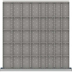 LISTA - 40-Compartment Drawer Divider Layout for 3.15" High Drawers - Benchmark Tooling