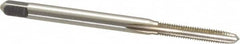 Kennametal - M3x0.50 Metric Coarse 6H 3 Flute Bright Finish High Speed Steel Straight Flute Standard Hand Tap - Plug, Right Hand Thread, 1.94" OAL, 5/8" Thread Length, D3 Limit, Oversize - Exact Industrial Supply