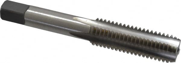 Kennametal - M14x2.00 Metric Coarse 6H 4 Flute Bright Finish High Speed Steel Straight Flute Standard Hand Tap - Bottoming, Right Hand Thread, 3.59" OAL, 1.656" Thread Length, D7 Limit, Oversize - Exact Industrial Supply