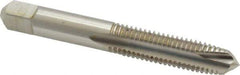 Kennametal - M10x1.50 Metric Coarse, 3 Flute, Bright Finish, High Speed Steel Spiral Point Tap - Plug Chamfer, Right Hand Thread, 2.94" OAL, 1-1/4" Thread Length, 0.381" Shank Diam, 6H Class of Fit, Series 5351 - Exact Industrial Supply