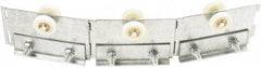 Steiner - 1' Long Galvanized Steel Dock Strip Door Strip Door Trolley - Use with Track & Roller Track - Benchmark Tooling
