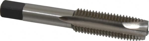 Kennametal - M16x2.00 Metric Coarse, 3 Flute, Bright Finish, High Speed Steel Spiral Point Tap - Plug Chamfer, Right Hand Thread, 3.81" OAL, 1-13/16" Thread Length, 0.48" Shank Diam, 6H Class of Fit, Series 5351 - Exact Industrial Supply