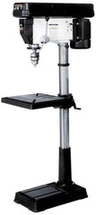 Jet - 20" Swing, Step Pulley Drill Press - 12 Speed, 1-1/2 hp, Single Phase - Benchmark Tooling