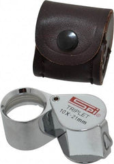 SPI - 10x Magnification, 53/64 Inch Lens Diameter, Triplet Lens Loupe - 1 Lens - Benchmark Tooling