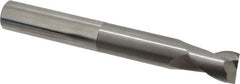 SGS - 3/4", 1" LOC, 3/4" Shank Diam, 6" OAL, 2 Flute, Solid Carbide Square End Mill - Single End, Uncoated, Spiral Flute, 35° Helix, Centercutting, Right Hand Cut, Right Hand Flute, Series 47E - Benchmark Tooling