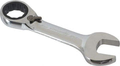 Blackhawk by Proto - 19mm 12 Point Combination Wrench - 15° Head Angle, 5-1/2" OAL, Steel, Chrome Finish - Benchmark Tooling