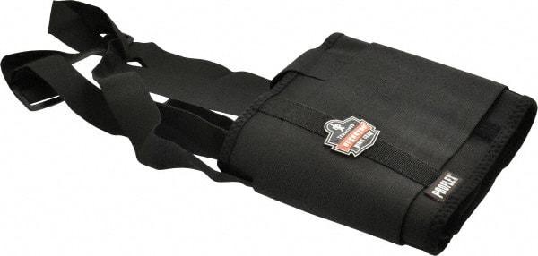 Ergodyne - Size 2XL, Elastic Belt with Adjustable Shoulder Straps - 42 to 46" Waist, 7-1/2" Wide, Detachable Strap, Black - Benchmark Tooling