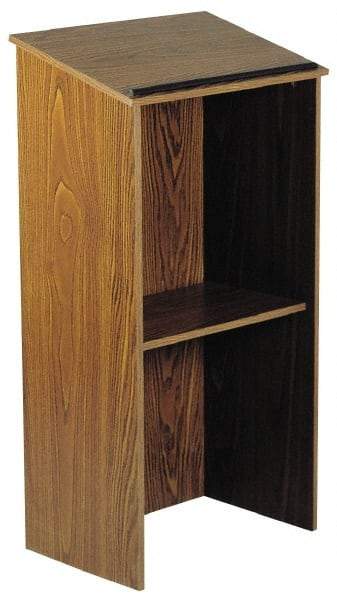 Oklahoma Sound - Mahogany Full Floor Lectern - 16" Deep x 23" Wide - Benchmark Tooling