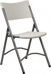 NPS - 18" Wide x 16-5/8" Deep x 32" High, Molded Resin Folding Chair - Gray - Benchmark Tooling