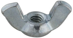 Value Collection - #8-32 UNC, Steel Standard Wing Nut - Grade 2, 0.91" Wing Span, 0.47" Wing Span - Benchmark Tooling