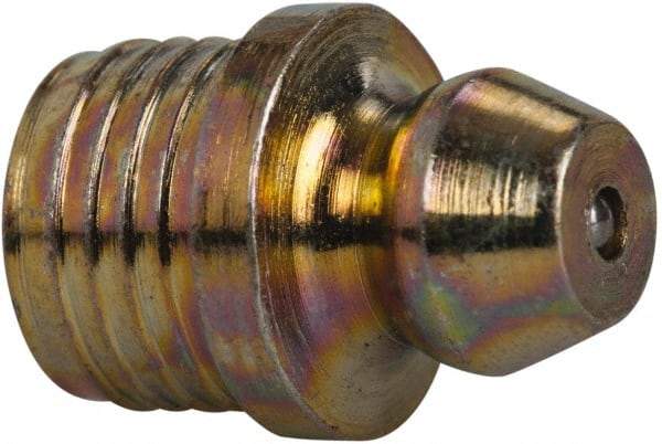 Value Collection - Straight Head Angle, 5/16 Thread Steel Drive-In Grease Fitting - Benchmark Tooling