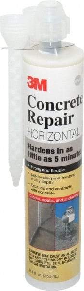 3M - 8.4 oz Cartridge Gray Urethane Filler/Repair Caulk - -60 to 250°F Operating Temp, 4 min Tack Free Dry Time, 1 hr Full Cure Time, Series 600 - Benchmark Tooling