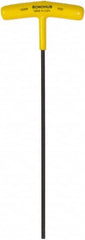 Bondhus - 5/32" Hex, T-Handle Cushion Grip, Hex Key - 9" OAL, Protanium High Torque Steel, Inch System of Measurement - Benchmark Tooling