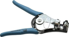 Ideal - 12 to 8 AWG Capacity Automatic Wire Stripper - 7" OAL, Plastic Cushion Handle - Benchmark Tooling