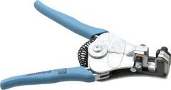 Ideal - 22 to 14 AWG Capacity Automatic Wire Stripper - 7" OAL, Plastic Cushion Handle - Benchmark Tooling