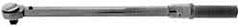 Apex - 3/8" Drive, 30 to 150 In/Lb, Click Type Torque Wrench - 1 Ft/Lb Graduation, 9-1/2" OAL - Benchmark Tooling