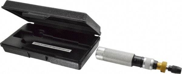 Apex - 1 Piece, 1-1/4 to 6-1/4 In/Lb, Adjustable Torque Limiting Screwdriver - 6-1/2" OAL, 1/4" Drive - Benchmark Tooling