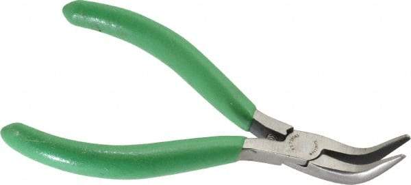 Xcelite - 5.7" Long, 15/16" Jaw Length, Smooth Jaw, Long Nose/Bent Nose Plier - Benchmark Tooling