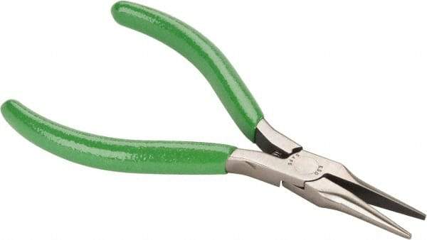 Xcelite - 1-3/16" Jaw Length x 7/16" Jaw Width, Long Needle Nose Comfort Grip Pliers - Serrated Jaw, Bi-Material Cushion Handle - Benchmark Tooling