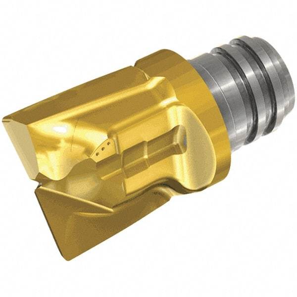 Iscar - MM HC Grade IC908 Carbide T-Slot Milling Tip Insert - TiAlN Finish, 2 Flutes, 0.472" Cutting Diam, 0.394" Depth of Cut, 0.56" Extension, 0.039" Cnr Rad, 10° Helix - Benchmark Tooling