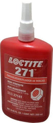 Loctite - 250 mL Bottle, Red, High Strength Liquid Threadlocker - Series 271, 24 hr Full Cure Time, Hand Tool, Heat Removal - Benchmark Tooling