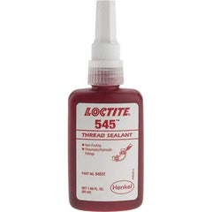 Loctite - 50 mL Bottle, Purple, Liquid Threadlocker - Series 545, 24 hr Full Cure Time, Hand Tool Removal - Benchmark Tooling