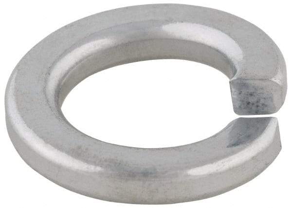 Made in USA - 7/16", 0.14" Thick Split Lock Washer - Alloy Steel, Uncoated, 0.443" Min ID, 0.455" Max ID, 0.647" Max OD - Benchmark Tooling