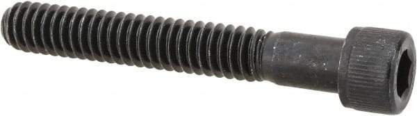 Value Collection - 1/4-20 UNC Hex Socket Drive, Socket Cap Screw - Alloy Steel, Black Oxide Finish, Partially Threaded, 1-3/4" Length Under Head - Benchmark Tooling