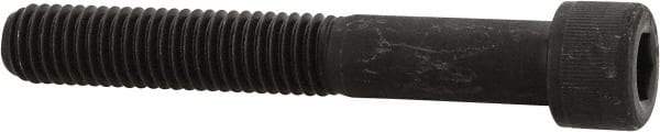 Value Collection - 1-8 UNC Hex Socket Drive, Socket Cap Screw - Alloy Steel, Black Oxide Finish, Partially Threaded, 4" Length Under Head - Benchmark Tooling