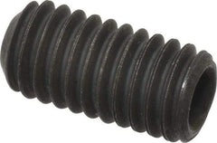 Value Collection - 3/8-16 UNC, 3/4" OAL, Cup Point Set Screw - Grade 8 Alloy Steel, 3/16" Key - Benchmark Tooling