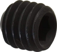 Value Collection - #10-32 UNF, 3/16" OAL, Cup Point Set Screw - Grade 8 Steel, 3/32" Key - Benchmark Tooling