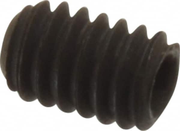 Value Collection - #8-32 UNC, 1/4" OAL, Cup Point Set Screw - Grade 8 Steel, 5/64" Key - Benchmark Tooling