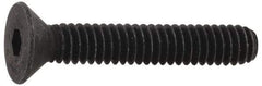 Value Collection - #10-32 UNF Hex Socket Drive, Flat Screw - Alloy Steel, Black Oxide Finish, 1/2" OAL - Benchmark Tooling
