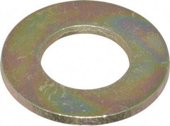 Made in USA - 5/8" Screw, Grade 8 Alloy Steel SAE Flat Washer - 21/32" ID x 1-5/16" OD, 3/32" Thick - Benchmark Tooling