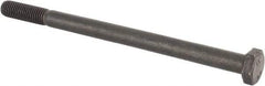 Value Collection - M12x1.75mm Metric Coarse, 180mm Length Under Head Hex Head Cap Screw - Partially Threaded, Grade 8.8 Steel, Uncoated, 19mm Hex - Benchmark Tooling