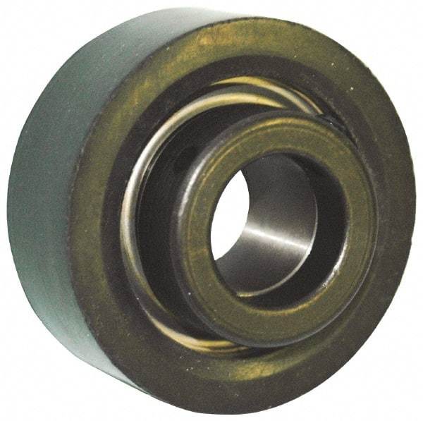 Browning - 15/16" ID x 2-17/32" OD, 2,801 Lb Dynamic Capacity, Eccentric Locking Insert Bearing - Rubber Grommet Housing, 52100 Steel Insert, 1" Race Width, 1,651 Lb Static Capacity - Benchmark Tooling