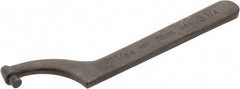 Martin Tools - 3-1/4" Capacity, Pin Spanner Wrench - 8-1/2" OAL, 9/32" Hook Pin Height - Benchmark Tooling