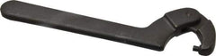 Martin Tools - 1-1/4" to 3" Capacity, Adjustable Pin Spanner Wrench - 8-1/8" OAL, 3/16" Hook Pin Height - Benchmark Tooling