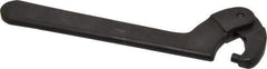 Martin Tools - 1-1/4" to 3" Capacity, Adjustable Pin Spanner Wrench - 8-1/8" OAL, 7/32" Hook Pin Height - Benchmark Tooling