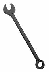 Combination Wrench: 10'' OAL, Steel, Black Finish