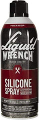 Liquid Wrench - 15 oz Aerosol Silicone Lubricant - Clear Yellow - Benchmark Tooling