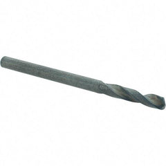 Guhring - 3.15mm 130° Spiral Flute Cobalt Screw Machine Drill Bit - Oxide Finish, Right Hand Cut, 18mm Flute Length, 49mm OAL, Standard Point, Straight Shank - Benchmark Tooling
